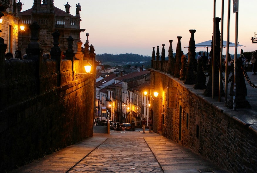 Cuando cae la noche en Santiago