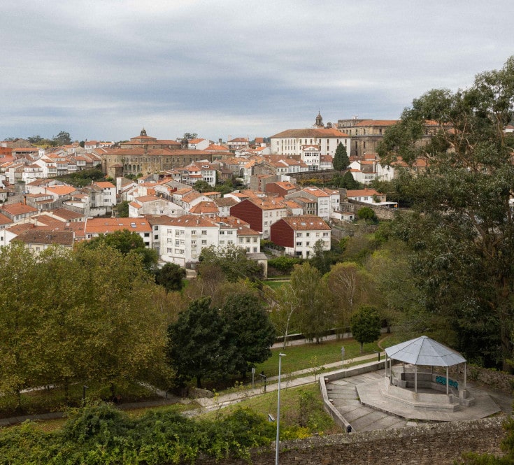 Vista de Santiago de Compostela